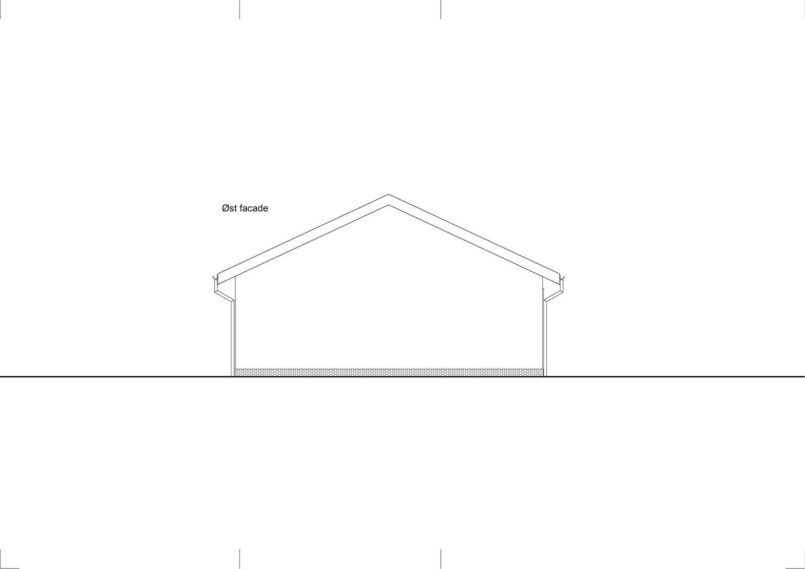 Øst facade for Case 01
