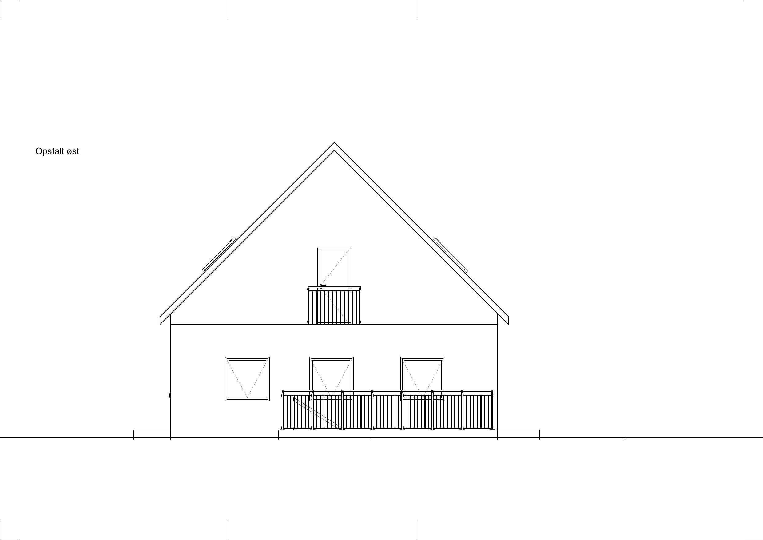 Øst facade for Case 02